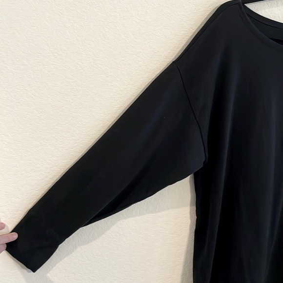 Zara Women's Shirt Large Black Cotton & Demin Whimsigoth Contemporary - Picture 4 of 11